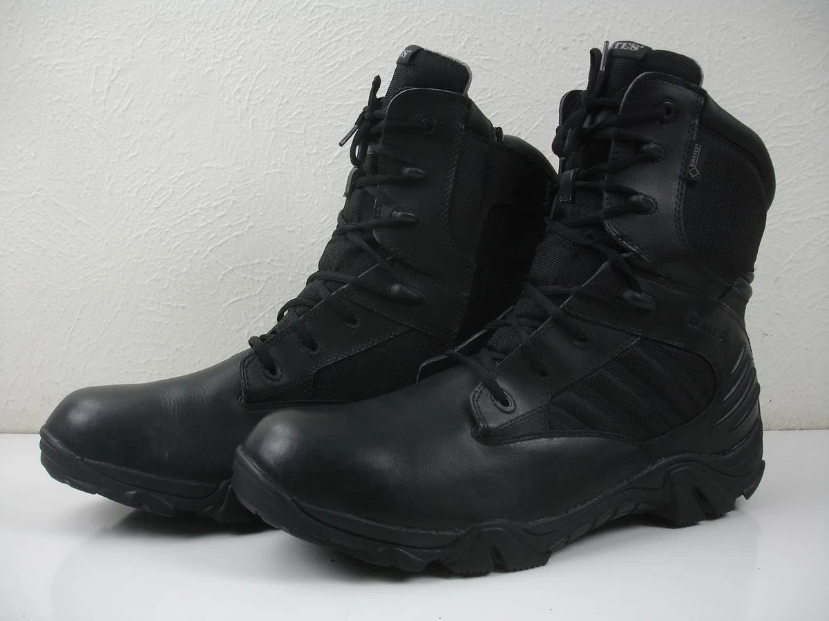 Bates E47104 Waterproof Tactical Boots Side Zip Vibram Sole Black Mens Size 7.5 Bates Zip M Boots for Men | eBay main image 4