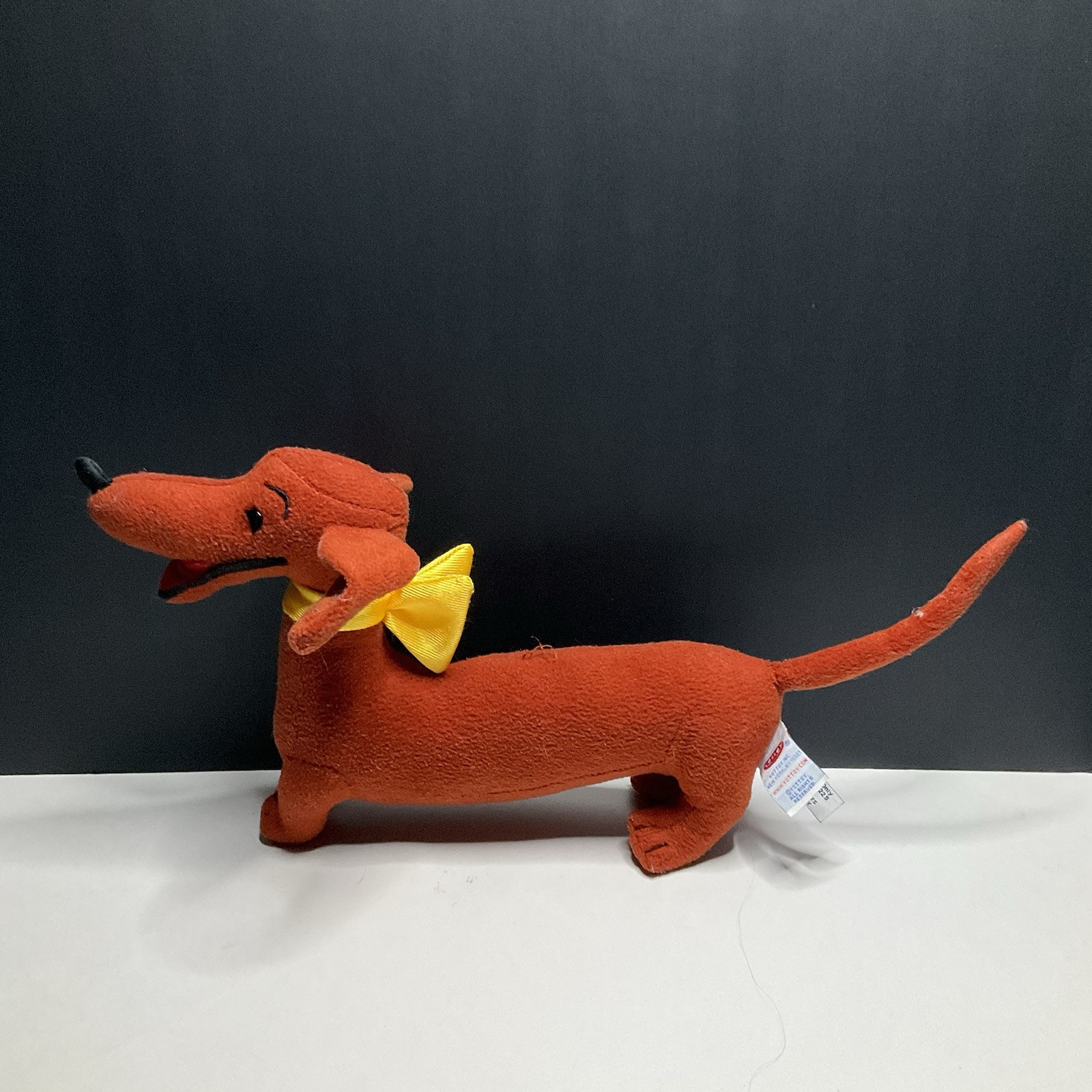 Yottoy Pretzel Dachshund Weiner Dog Plush Curious George Stuffed Animal 14” Long