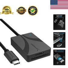 Compact USB Type-C Card Reader with 312MBps Speed - Windows  macOS Compatible