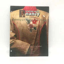Vintage Sewing with Nancy Booklet 1995 Painting and Creating with Thread