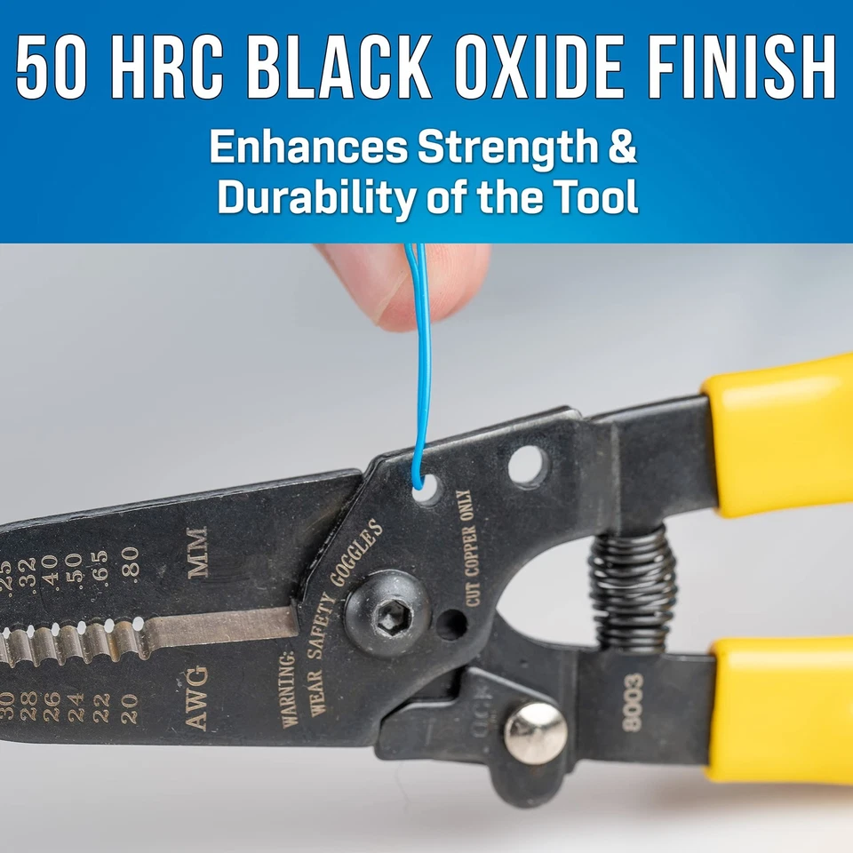 Jonard Tools JIC-2030 20-30 AWG Wire Stripper and Cutter, 6-3/4" Length, 1 Co... - Image 4 of 4