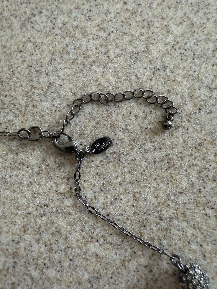 Lia Sophia 珠宝 Standing Ovation 耳环 Hematite & Jody 水晶项链 EC — 第 4/4 张图片