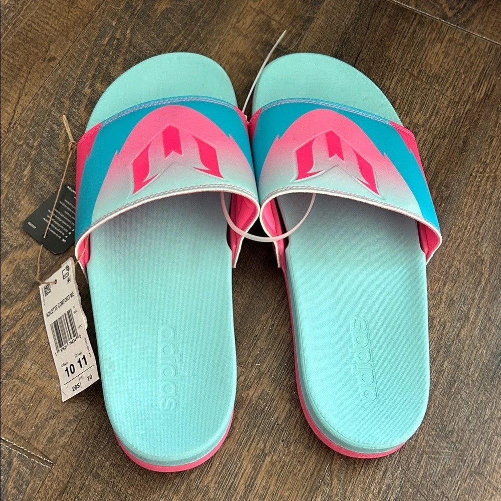 adidas Pink Slide Sandals for Men | eBay display picture 2