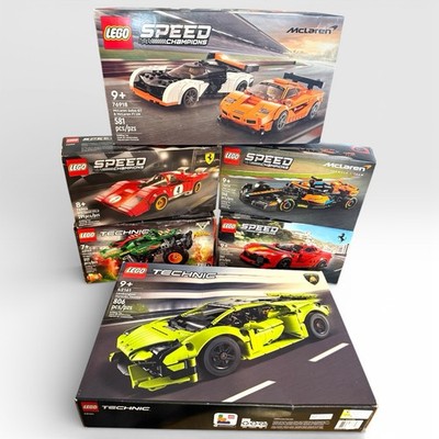 LEGO Speed Champions & Technic Car Lot 6 Sets Sealed Complete Mixed