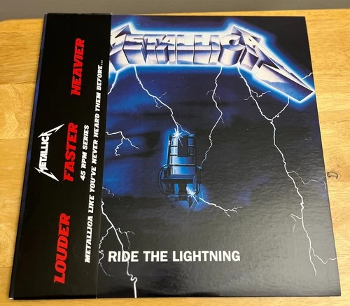 Metallica 4 LP vinyl lot Ride The Lightening, Kill 'Em All 2010 REISSUES