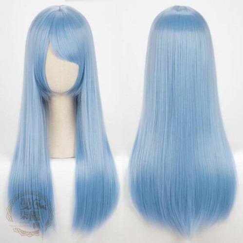 Peluca Cosplay Larga Lacta 60cm/24" Nueva Moda Fiesta Cabello 48 Colores - Imagen 29 de 53