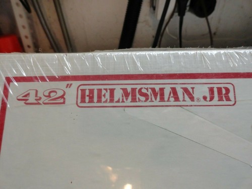 New 1988 King of Fans Helmsman Jr 42" Hugger 5 White Stencil Blade Ceiling Fan - Picture 2 of 7