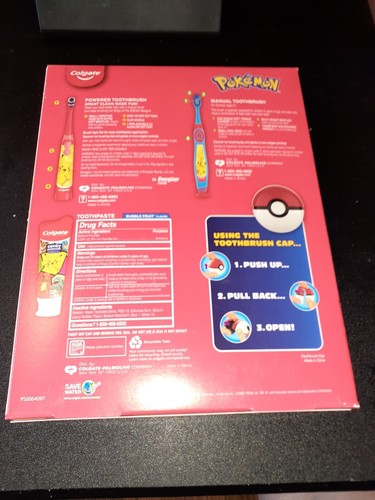 Colgate Pokemon Brushtastic Set Pack 2 Toothbrush and 4.6 oz Toothpaste - Picture 2 of 2
