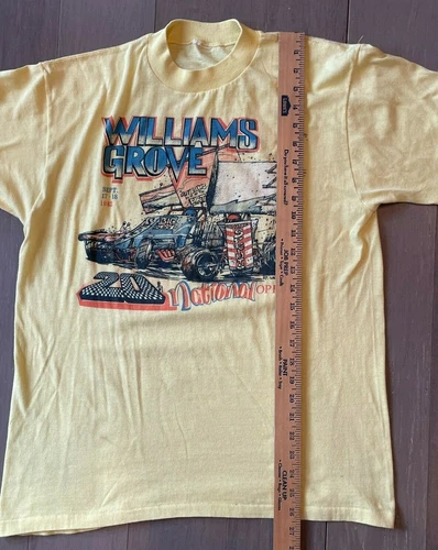 Vtg Williams Grove 1982 20th Annual National Open T-Shirt Single Stitch XL?