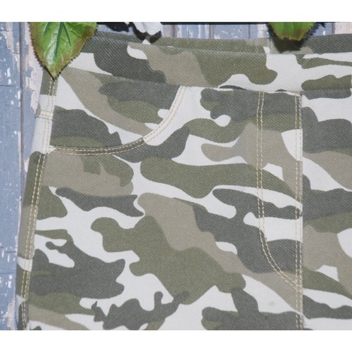 Zara Kids Girl's Junior's Legging Pants Size 13-14 Green Camouflage Stretch - Picture 3 of 8