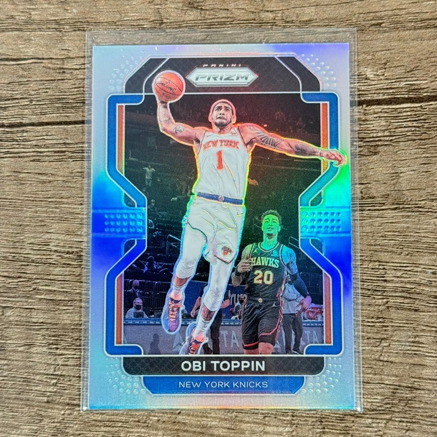 Obi Toppin #141 Silver Prizm 2021-22 Panini Prizm Basketball NBA