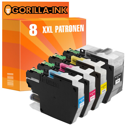8er Set Patronen für Brother LC-3219 MFC-J 5330 DW MFC-J 5335 DW MFC-J 5335 DWF
