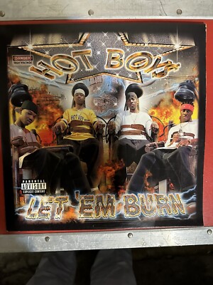 Hot Boys Let Em Burn Vinyl Promo Mint Double LP