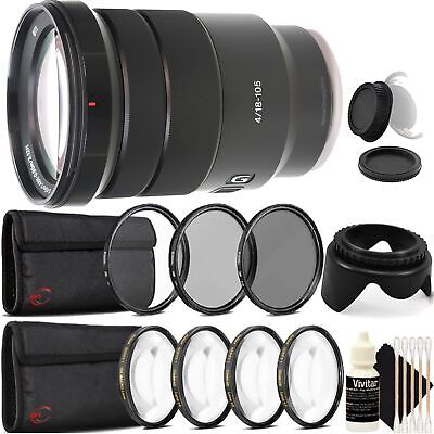 Sony E PZ 18-105mm f/4 G OSS Lens with Filter Accessory Kit Sony E PZ 18-105mm f/4 G OSS Lens with Filter Accessory Kit