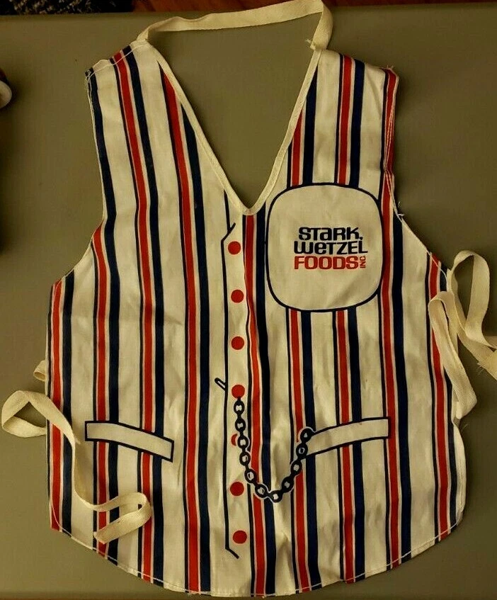 Stark Wetzel Foods Apron/Vest - Vintage Red White & Blue Indiana