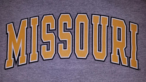 Camiseta básica gris Missouri Tigers - mediana para hombre - Imagen 2 de 3
