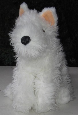 west highland white terrier stuffed animal