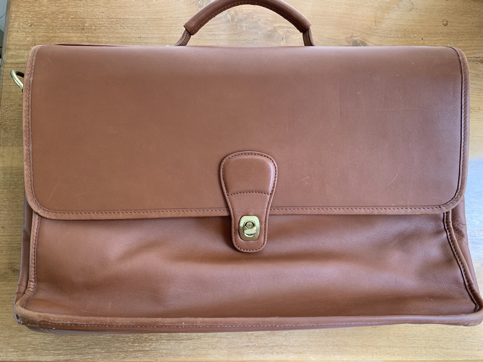 Coach Men’s Leather Briefcase Gem