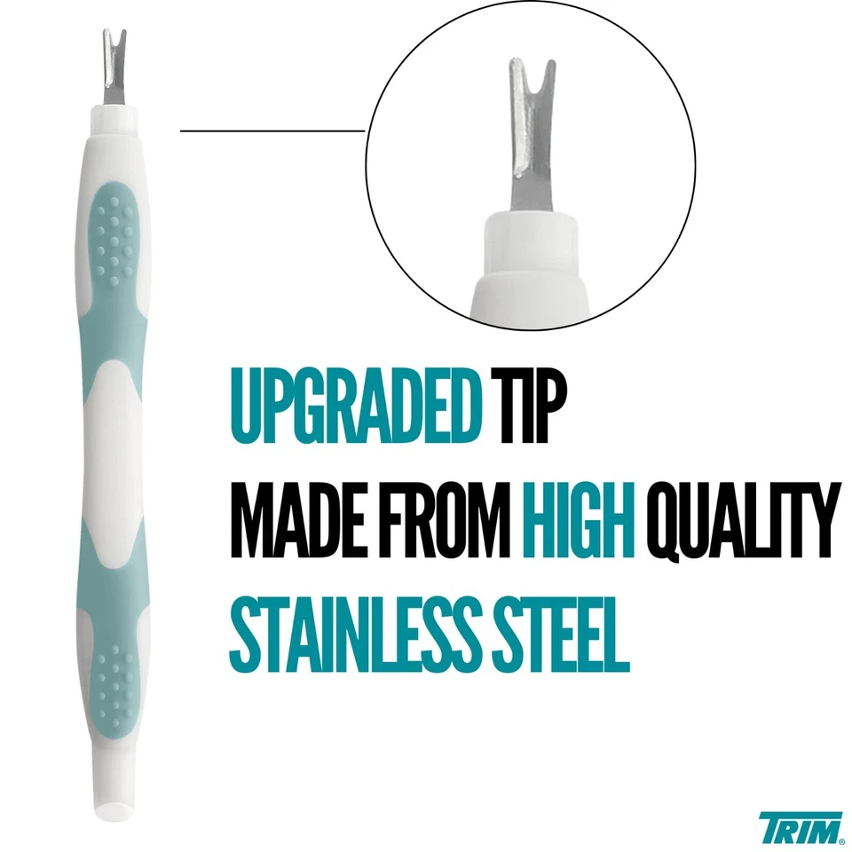 Trim Cuticle Pusher and Remover - Dual-Ended Cuticle Trimmer Tool for Manicur... - Image 2 of 4