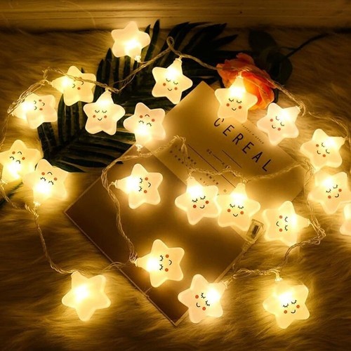 Star String Lights ,3M 20 LED Warm White Fairy Lamp USB Type powered Indoor - Picture 6 of 8