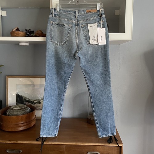 GRLFRND Karolina Side Lace-up Skinny Jeans Hight Waist in Imperial Wash 29 - Picture 3 of 10