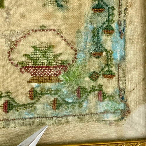 Needlework Sampler April 3rd 1834 Victorian Antique Poetry by Lucy Ann Major - Picture 16 of 19