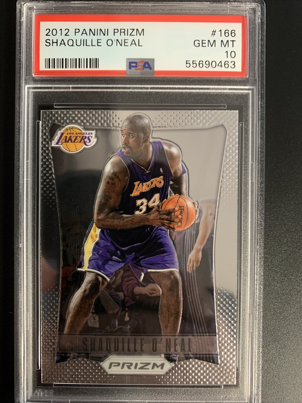 2012-13 Shaquille O'Neal PSA 10 Panini Prizm #166 PSA 10 GEM MINT - LOW POP