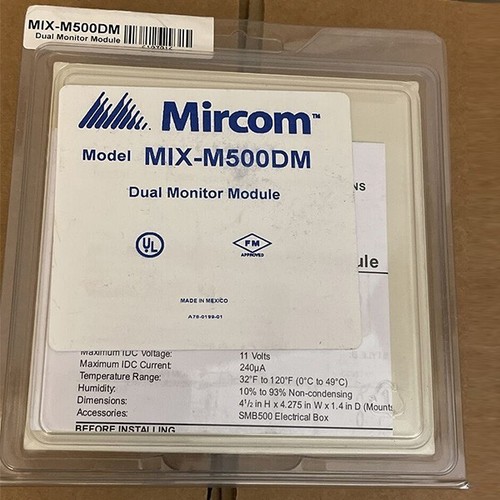 MIRCOM MIX-M500DM Dual input Addressable Monitor Module *New * - Picture 1 of 1