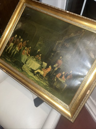 THE MELTON BREAKFAST Sir Francis Grant Vintage Print Quorn Hunt Picture 96 x 72 - Picture 8 of 14