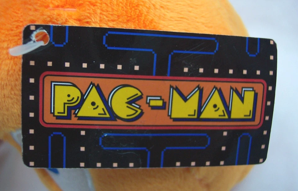 PAC-MAN Videojuego ORANGE GHOST 5" PELUCHE ANIMAL JUGUETE NUEVO Foto 4 de 4