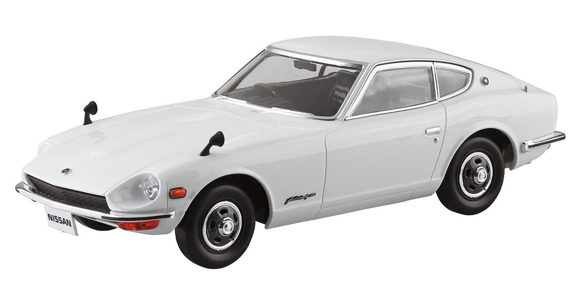 有機白13 Aoshima 1/32 Nissan S30 Fairlady Z White Plastic Model 13-A
