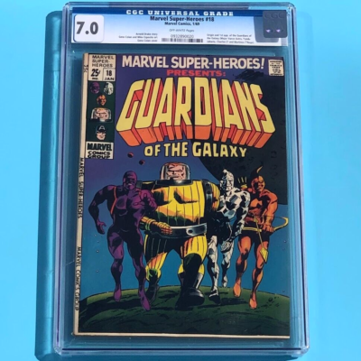 Marvel Super-Heroes #18 🌟 CGC 7.0 🌟 1st App GUARDIANS OF THE