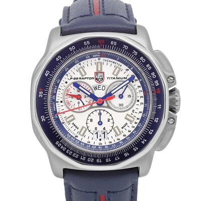 LUMINOX CHRONOGRAPH 腕時計 Luminox F-22 Raptor Chronograph 44mm Titanium Silver Dial