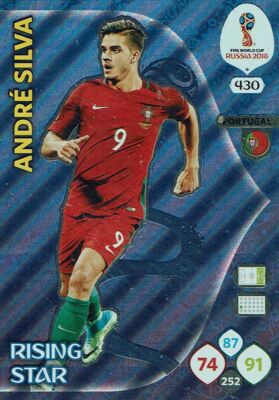 Panini Adrenalyn XL World Cup 2018 Russia WM Nr. 430 Rising Star Andre Silva