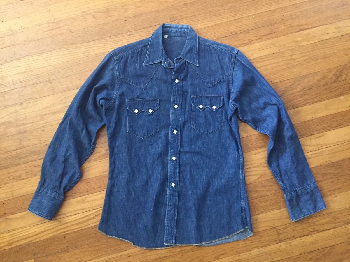 H and m denim hot sale shirt