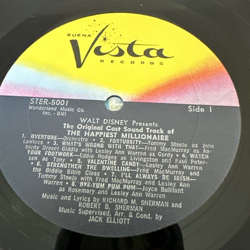 Walt Disney's THE HAPPIEST MILLIONAIRE Original Cast Soundtrack Vinyl LP Booklet - Imagen 16 de 21