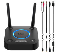 1Mii B06TX Bluetooth 5.2 Transmitter for TV to Wireless Headphone/Speaker