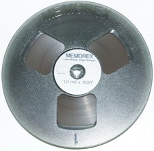 2 Pack - Memorex Low Noise High Output 1800' Reel To Reel Tape W/hardshell Case