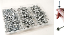 500Pcs Aluminum Blind Rivets Assortment Kit with Stainless Steel Washers, Multip