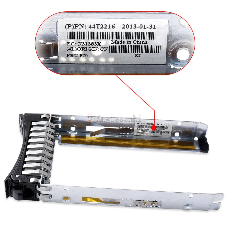 IBM 2.5" SAS HDD Hard Disk Drive Tray Caddy 44T2216 for X3650 M2 X3650m2 M3 M4 - Image 4 of 4