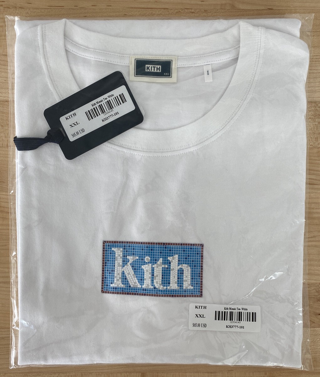 Kith Mosaic Tee White Size XXL Box Logo Bogo | eBay Kith Mosaic Tee White Size XXL Box Logo Bogo | eBay