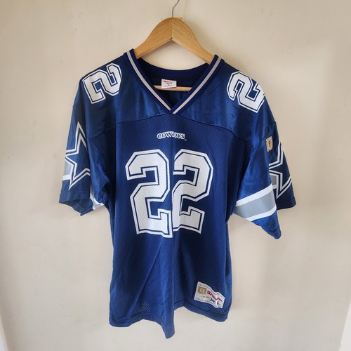 Vintage Wilson Dallas Cowboys Emmitt Smith NFL Jersey Youth XL 18-20 - Picture 2 of 4