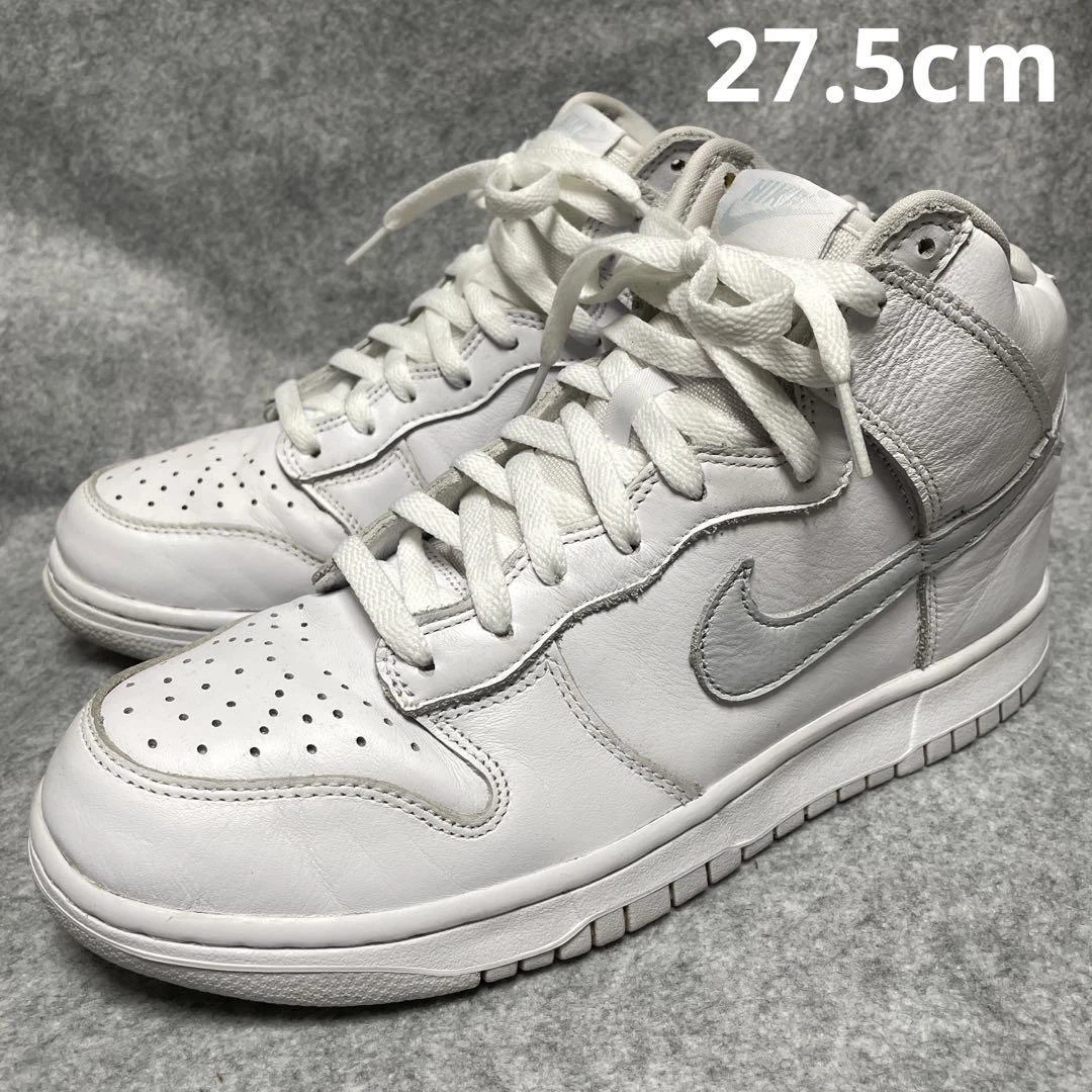 Nike DUNK High Sneakers 27.5 White ash CZ8149 101 USED Men's