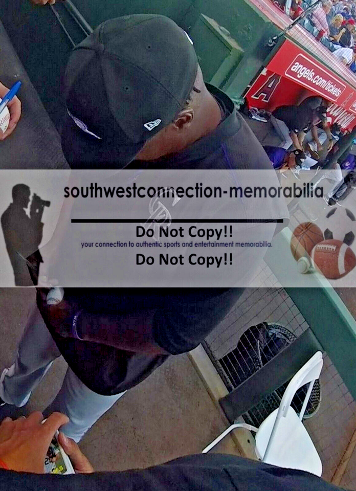 Glenallen Hill NY Yankees Signed Baseball San Francisco Giants