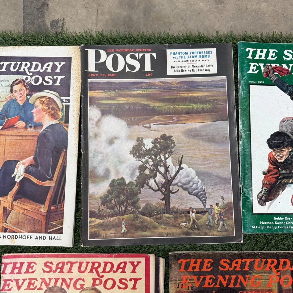 The Saturday Evening Post Magazine - 30s 40s 70s Pick - Rockwell Acceptable Foto 3 de 4