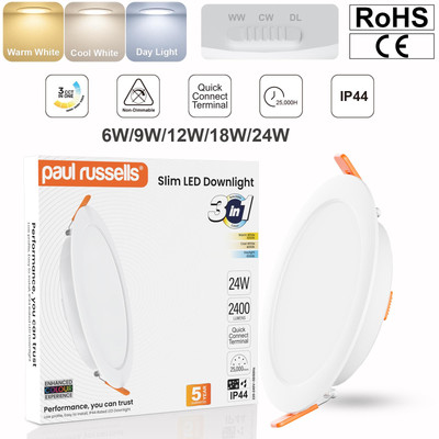 UK Ultra Slim Einbau LED Flachbildschirm Decken Spot Einbauleuchten Strahler 240V