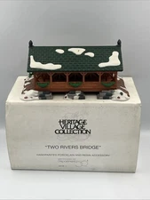 Dept 56 Heritage Village Collection Accessory Two Rivers Bridge 56561 Christmas