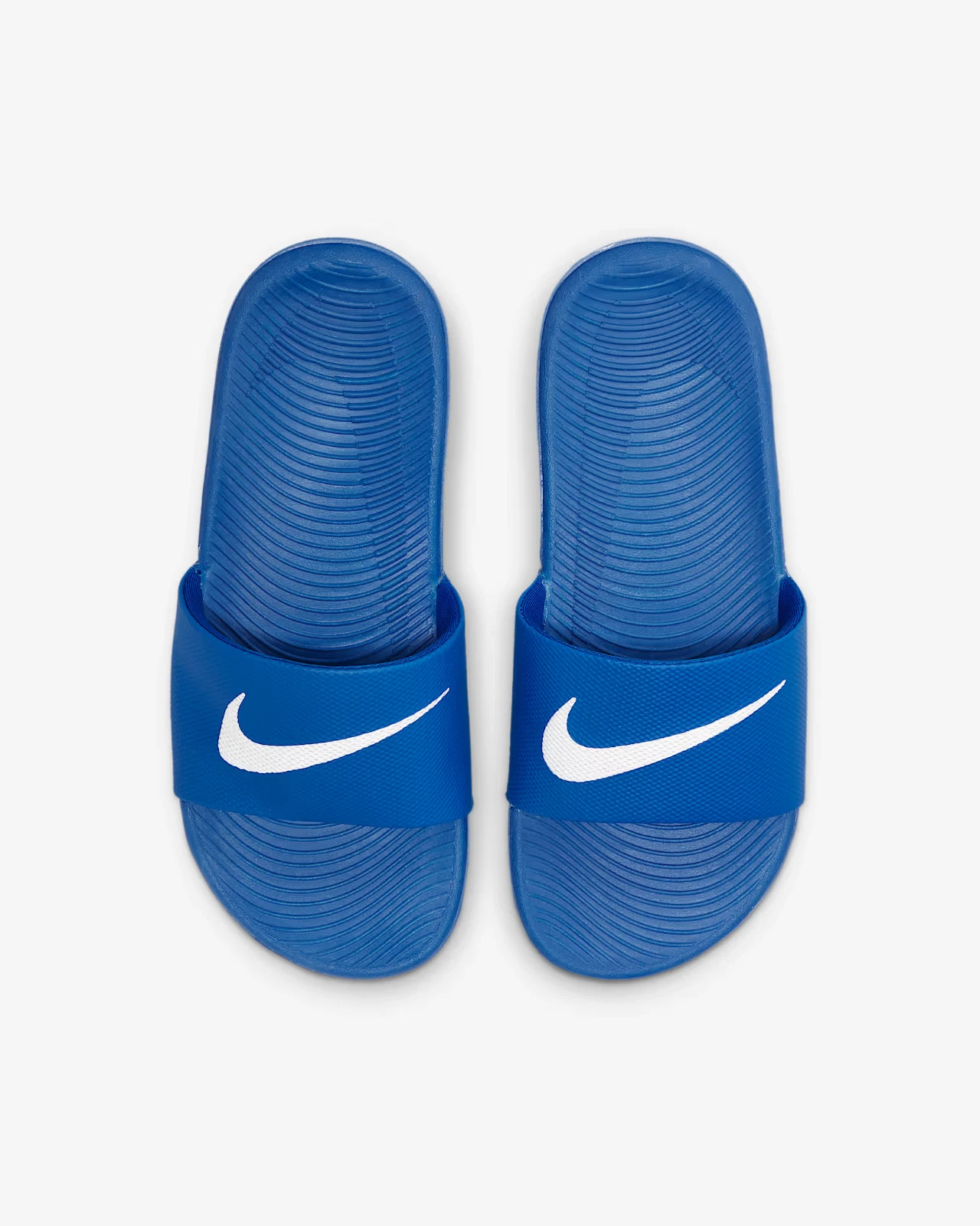 Sandali Nike taglia 6Y Hyper blu cobalto bianco Kawa grandi bambini slide 819352 400 nuovi con etichette