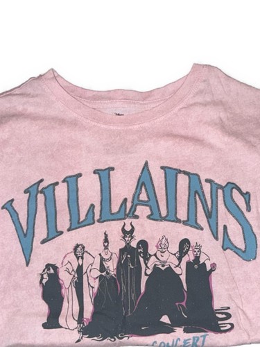 Disney Villains Women’s Juniors Vintage Wash T-Shirt Front/back Small - Picture 7 of 8