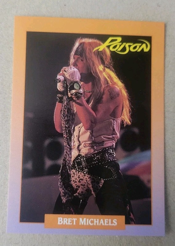 1991 Brockum Rock Cards #219 Bret Michaels
